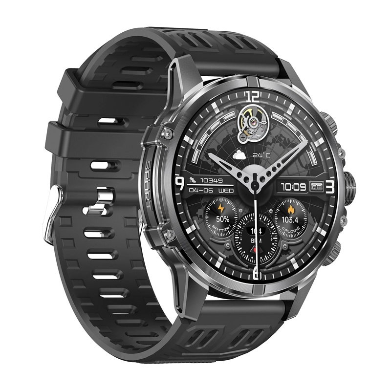Blitzwolf BW-AT6 plus montre intelligente (noire) - Ypsilon Computers