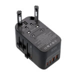 Blitzwolf BW-TA2 Adaptateur de Voyage 5-en-1 2xUSB PD + 2xC QC + C GaN 100W