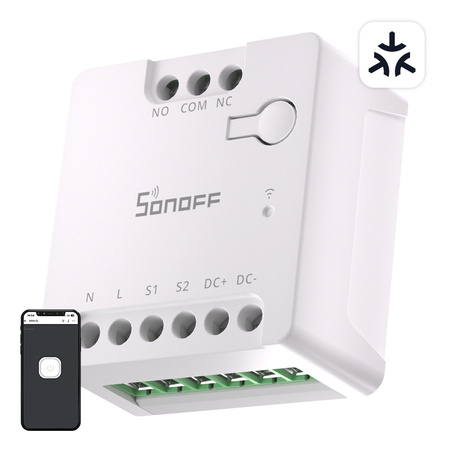 SONOFF MINI-D Interrupteur Smart WiFi Matter (AC/DC 12-48V, contact sec) - Ypsilon Computers