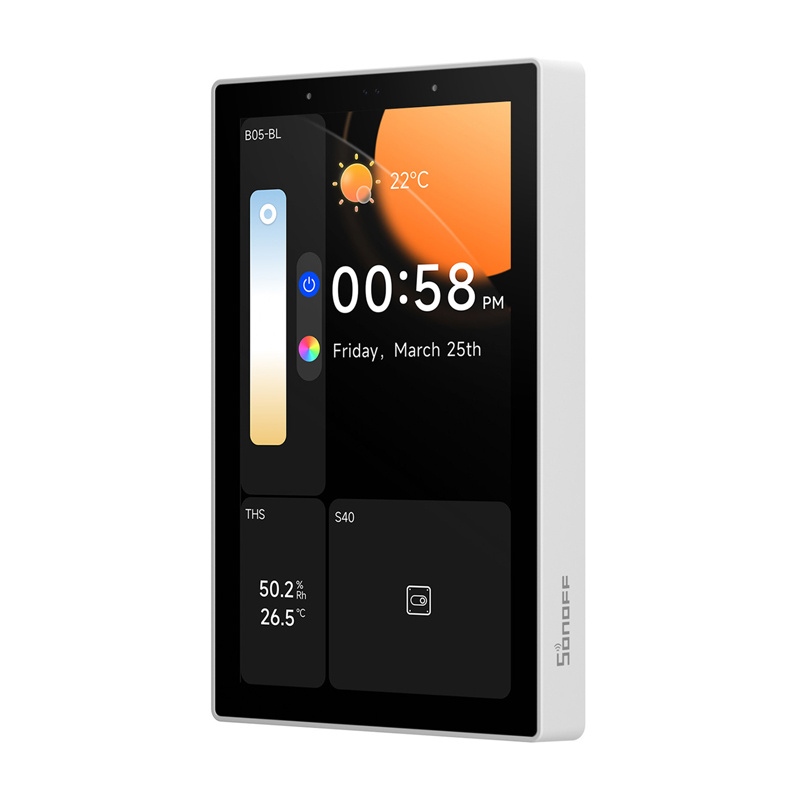 SONOFF NSPanel Pro 120 Panneau de Contrôle Intelligent Matter WiFi/Bluetooth/ZigBee (blanc) - Ypsilon Computers