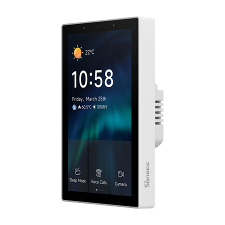 SONOFF NSPanel Pro 120 Panneau de Contrôle Intelligent Matter WiFi/Bluetooth/ZigBee (blanc) - Ypsilon Computers
