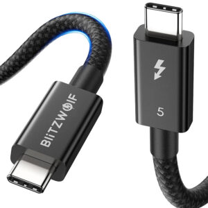BlitzWolf BW-HDC8 Câble USB-C vers USB-C 240W, 0,5m (noir)