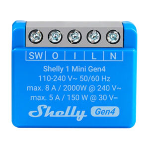Contrôleur Shelly 1 Mini Gen4 Zigbee/Matter
