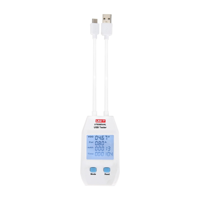 Testeur de prise USB UNI-T UT658DUAL - Ypsilon Computers