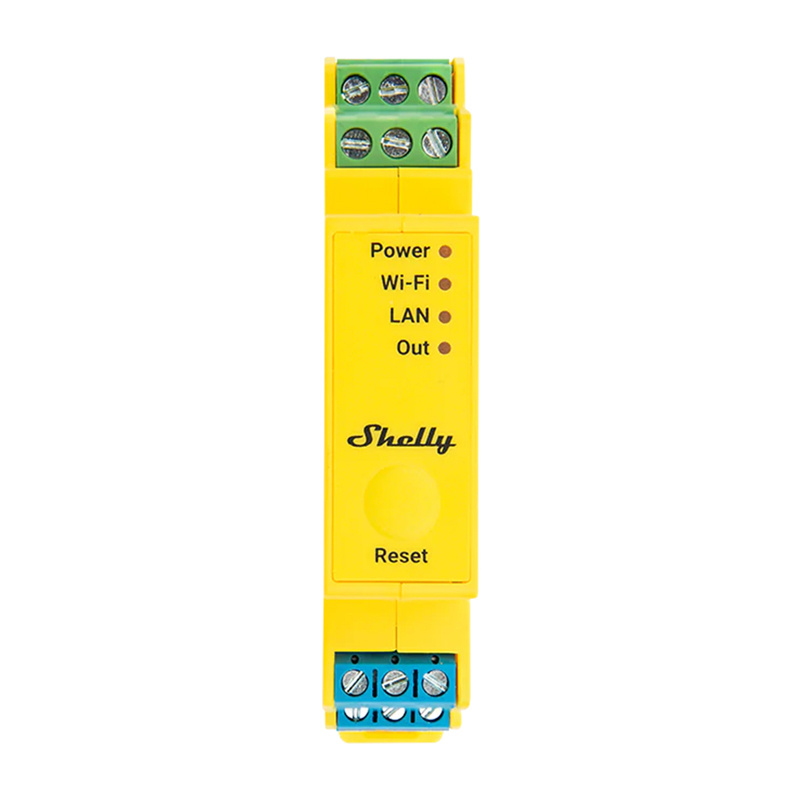 Contrôleur d'éclairage DIN Rail 5 canaux WiFi Shelly RGBWW Pro - Ypsilon Computers