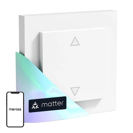 Meross MRS105MA-EU Interrupteur de Volet Roulant Intelligent WiFi (Matter) - Ypsilon Computers