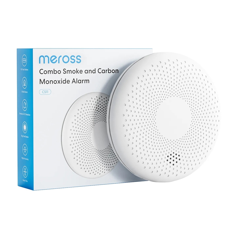 Détecteur de fumée et de monoxyde de carbone Meross CS11-EU - Ypsilon Computers