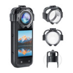 Couvercles d&rsquo;objectif Puluz pour caméra Insta360 X5 (à clipser)