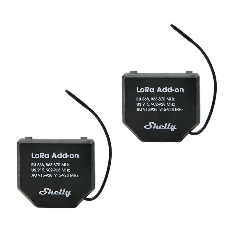 Ensemble de 2 Relais EU868 pour gen.3/4 Shelly LoRa Add-on - Ypsilon Computers