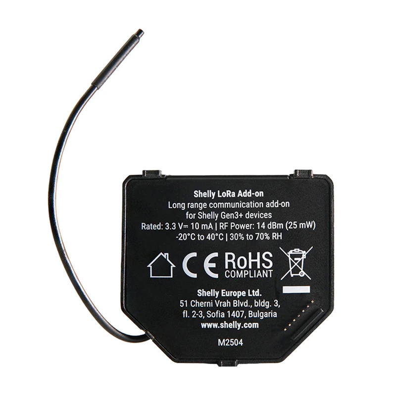 Ensemble de 2 Relais EU868 pour gen.3/4 Shelly LoRa Add-on - Ypsilon Computers