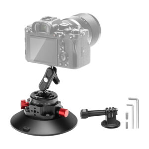Support avec ventouse 1/4 pouce Neewer CA013 pour caméras sportives (DJI Action, GoPro, Insta360)