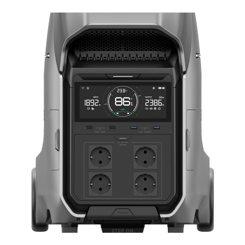 Set: EcoFlow Delta Pro 3 station d'énergie + panneau photovoltaïque 400W. - Ypsilon Computers