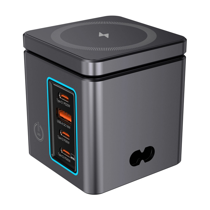 Blitzwolf BW-i113 Chargeur secteur GaN, USB-A, 3xUSB-C, 105W - Ypsilon Computers