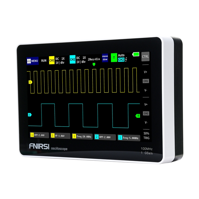 FNIRSI 1013D oscilloscope portable 7" - Ypsilon Computers