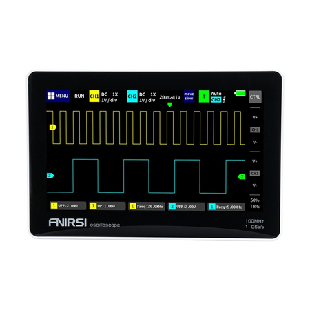 FNIRSI 1013D oscilloscope portable 7" - Ypsilon Computers