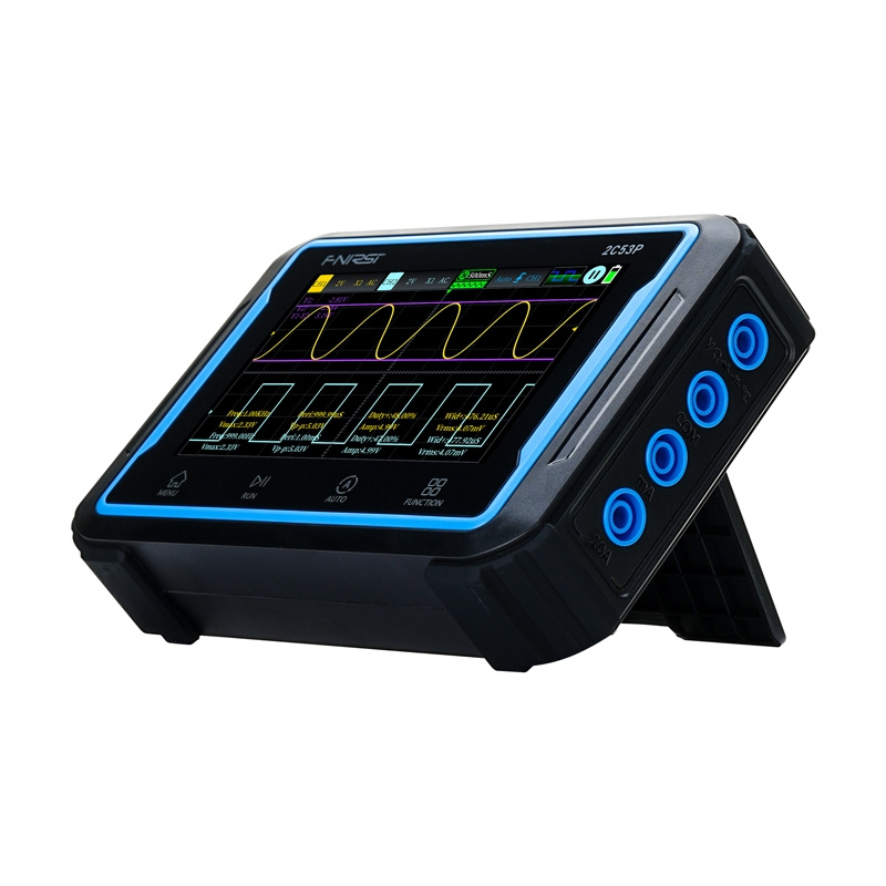 Oscilloscope portable 3-en-1 FNIRSI 2C53P 4.3" écran tactile - Ypsilon Computers