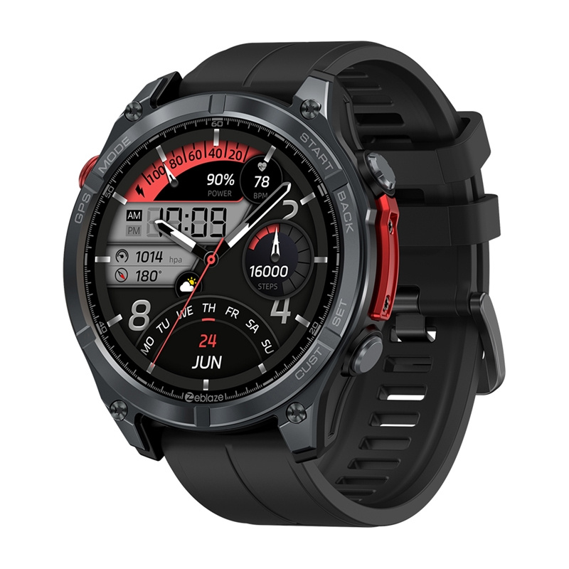 Zeblaze Stratos 4 Montre Intelligente (Noir) - Ypsilon Computers