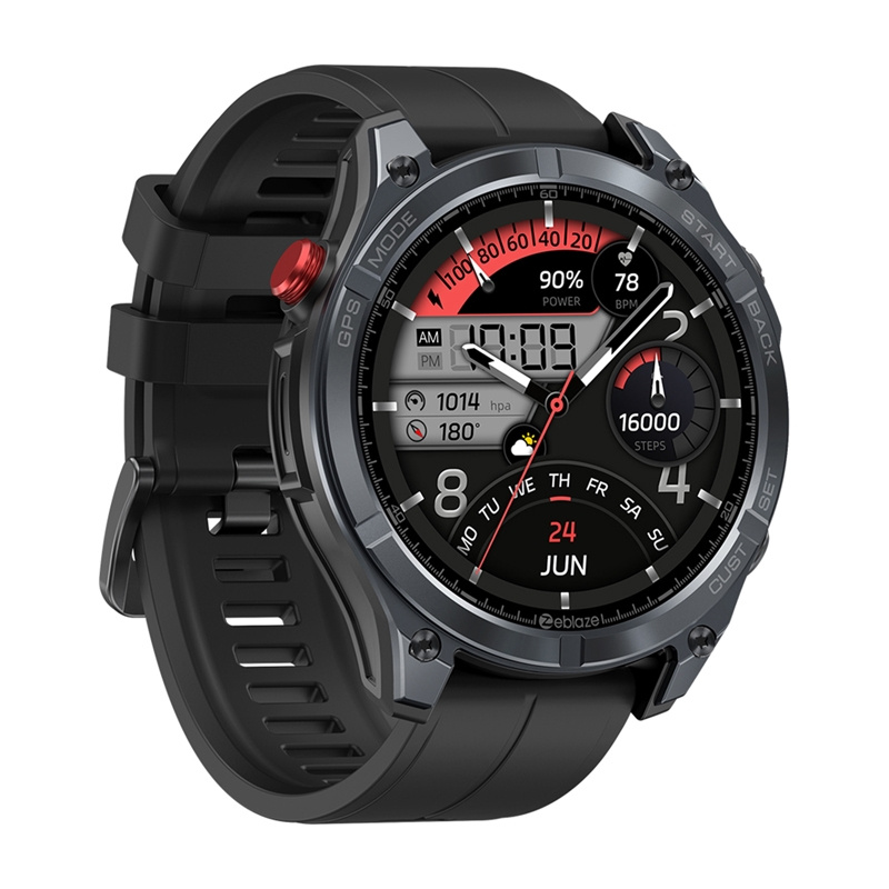 Zeblaze Stratos 4 Montre Intelligente (Noir) - Ypsilon Computers