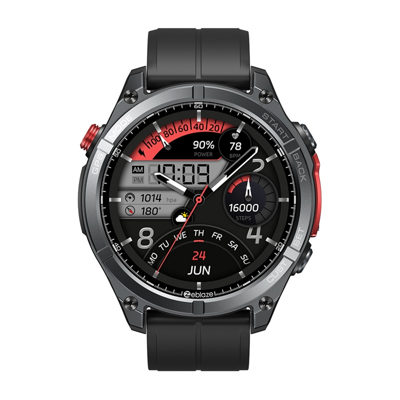 Zeblaze Stratos 4 Montre Intelligente (Noir) - Ypsilon Computers