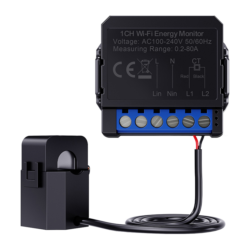 Avatto WiFi WPM16-1 compteur d'énergie intelligent bi-directionnel - Ypsilon Computers