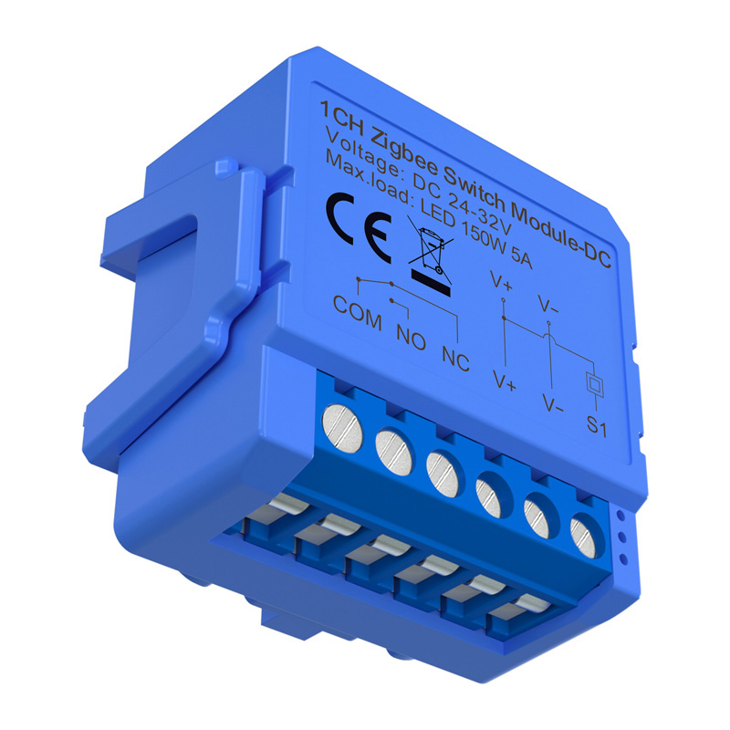Avatto ZWSM16-DC32V-1 module de commutation ZigBee 1 canal avec un contact sans potentiel - Ypsilon Computers