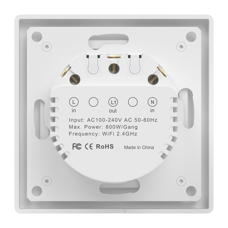 Avatto TS20-EU-W1 Interrupteur lumineux tactile WiFi - Ypsilon Computers