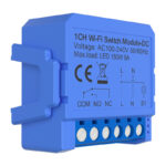 Module d&rsquo;interrupteur WiFi intelligent 1 canal avec contact DC sans tension Avatto WSM16-DC-1