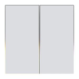 Interrupteur à lumière tactile ZigBee Avatto TS60-EU-W2 Double TUYA (blanc)