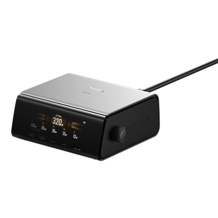 Station d'accueil EcoFlow RAPID Pro 320W, 4xUSB-C, 1xUSB-A, GaN - Ypsilon Computers
