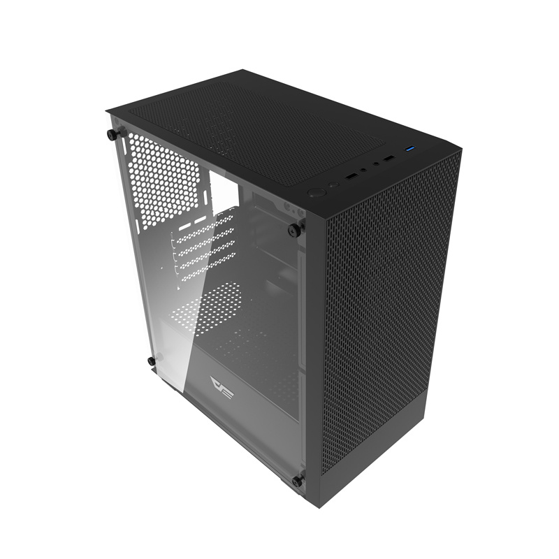 Boîtier d'ordinateur Darkflash M305 sans ventilateurs (Noir) - Ypsilon Computers