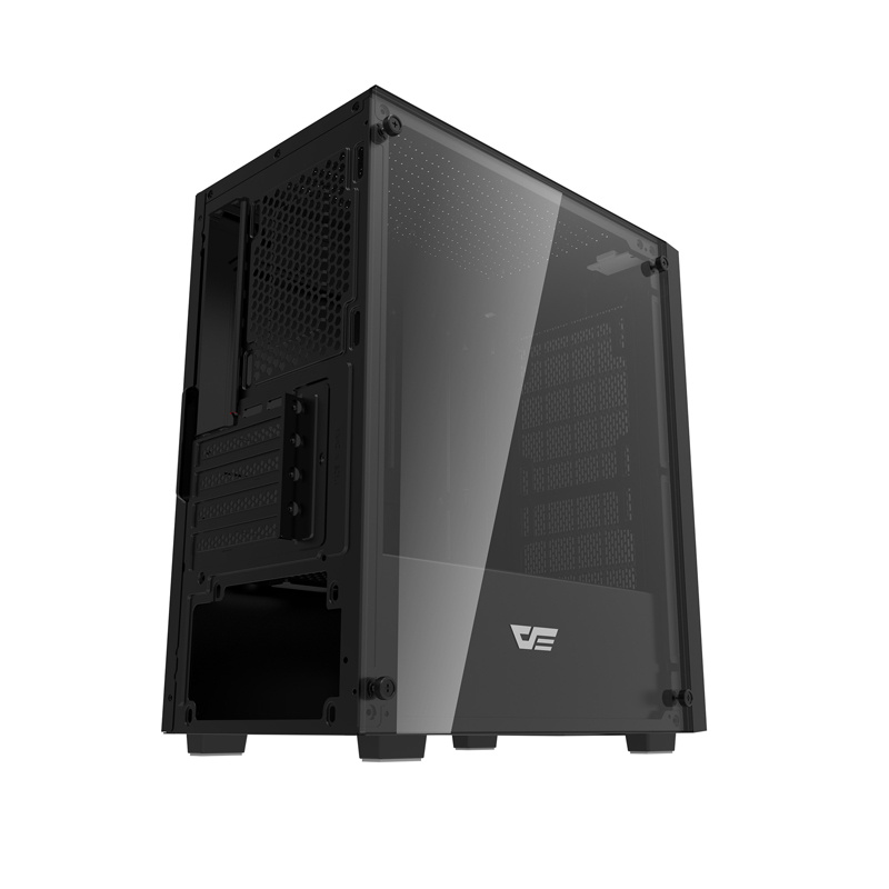 Boîtier d'ordinateur Darkflash M305 sans ventilateurs (Noir) - Ypsilon Computers
