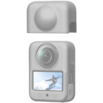 Housse en silicone avec lentille PULUZ DJI Osmo 360 (gris)