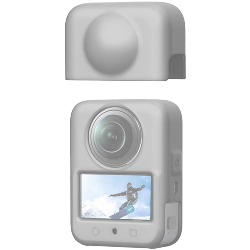 Housse en silicone avec lentille PULUZ DJI Osmo 360 (gris) - Ypsilon Computers