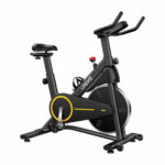 UREVO T1 vélo d&rsquo;exercice (noir et jaune)