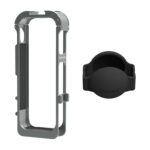 Cadre magnétique en métal Sunnylife avec couverture en silicone pour objectif Insta360 X5