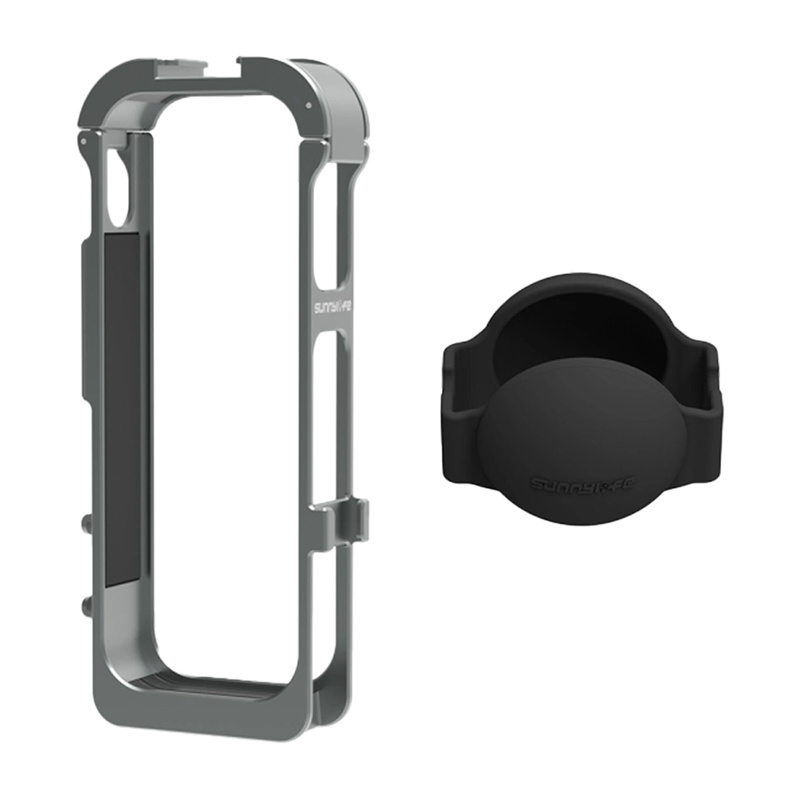 Cadre magnétique en métal Sunnylife avec couverture en silicone pour objectif Insta360 X5 - Ypsilon Computers