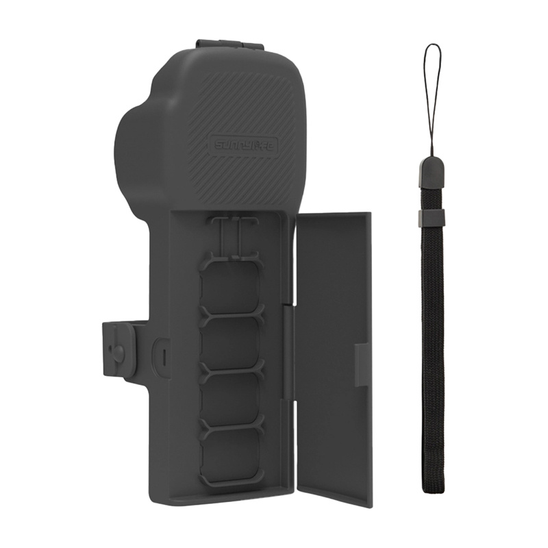 Sunnylife étui de protection avec sangle et cordon pour Osmo Pocket 3 (gris) - Ypsilon Computers
