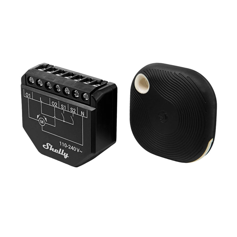 WiFi Shelly Shutter + Bouton BLU Tough 1 contrôleur de stores/rideaux - Ypsilon Computers