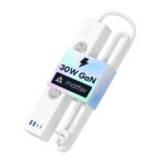 Meross MSP844(EU) multiprise intelligente à chargement rapide, 4 prises + 2x USB-A + 2x USB-C (Matter)