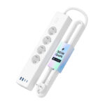 Meross MSP844(EU) multiprise intelligente à chargement rapide, 4 prises + 2x USB-A + 2x USB-C (Matter)