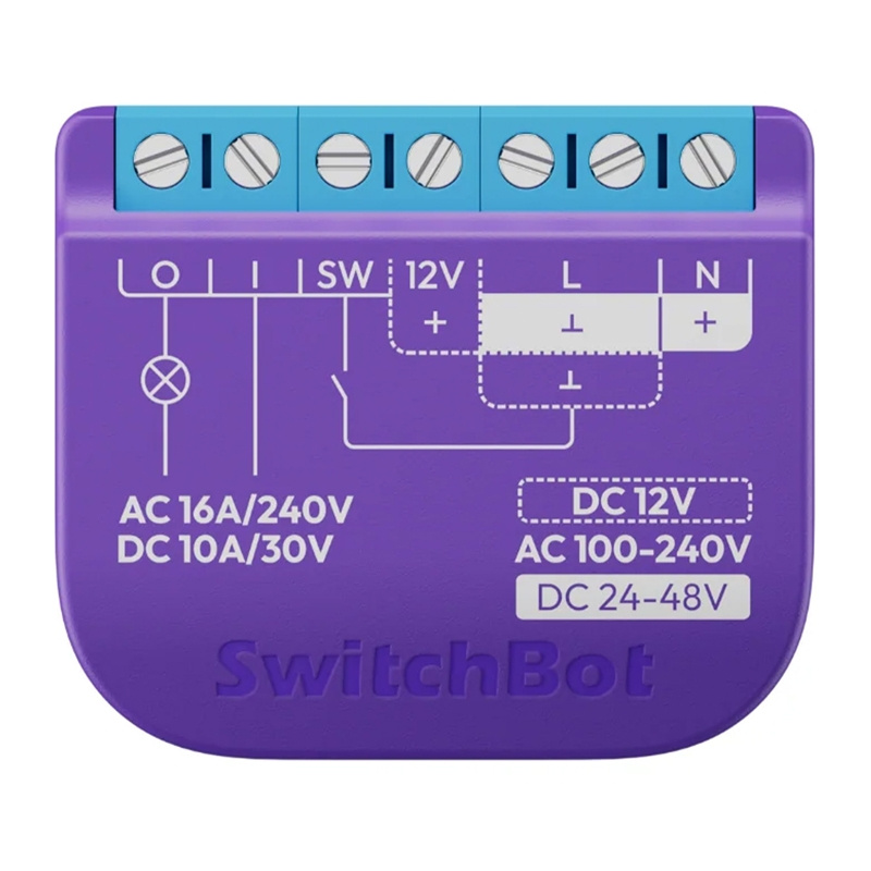 Interrupteur Intelligent SwitchBot Relay Switch 1 avec contact sans tension - Ypsilon Computers