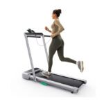 UREVO FoldiMix Tapis de Course Électrique 5L Pro (Argent)