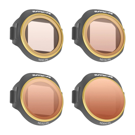 Ensemble de 4 filtres Sunnylife ND8/PL + ND16/PL + ND32/PL + ND64/PL pour MINI 5 Pro - Ypsilon Computers
