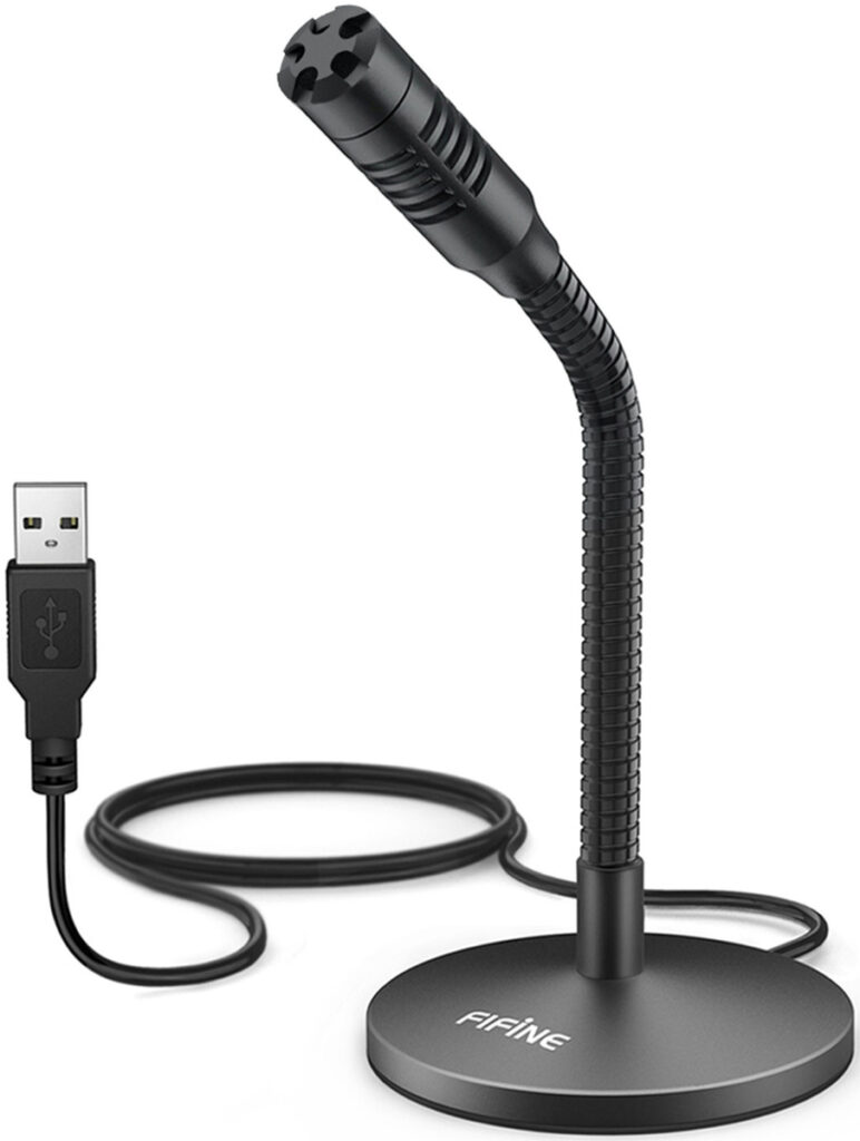 Microphone à condensateur réglable Fifine K050