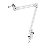 Fifine BM63W support de microphone de bureau (blanc)