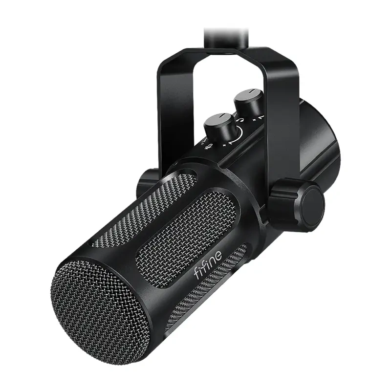 Microphone dynamique Fifine Tank6 (noir) - Ypsilon Computers