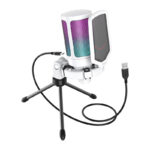 Microphone de jeu à condensateur Fifine A6VW (blanc)