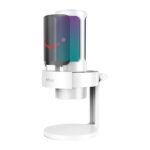 Microphone à condensateur Fifine A8W avec support (blanc)