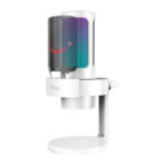 Microphone à condensateur Fifine A8W avec support (blanc)