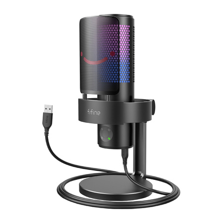 Microphone de studio Fifine A9 avec support (noir) - Ypsilon Computers